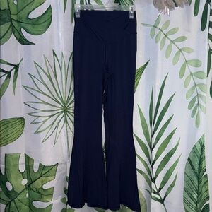Aerie Navy Flared Yoga Pants